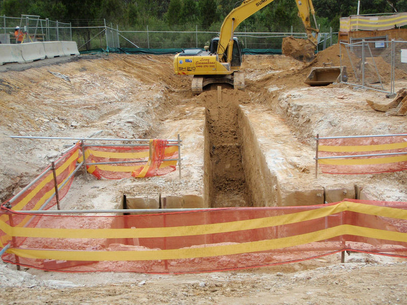 Detailed excavation in rock