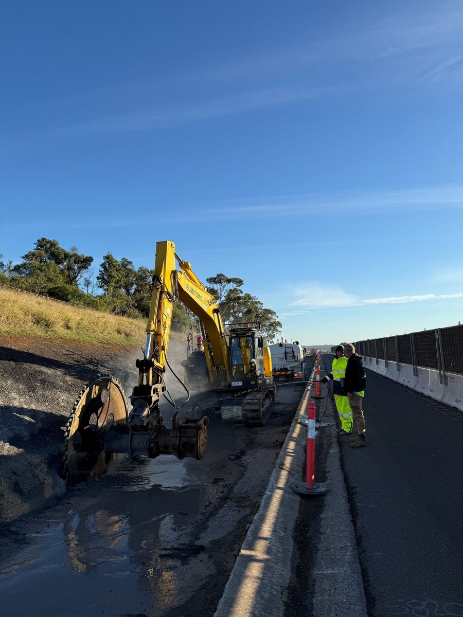 TfNSW Hume Hwy Menangle truck rest area works